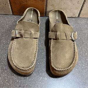 Birkenstock Tan Suede Loafers size m 7 w9